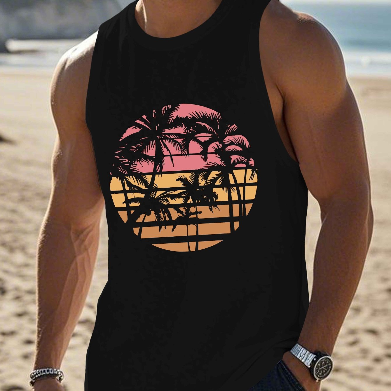 TEMU Standard Size Men's Vest