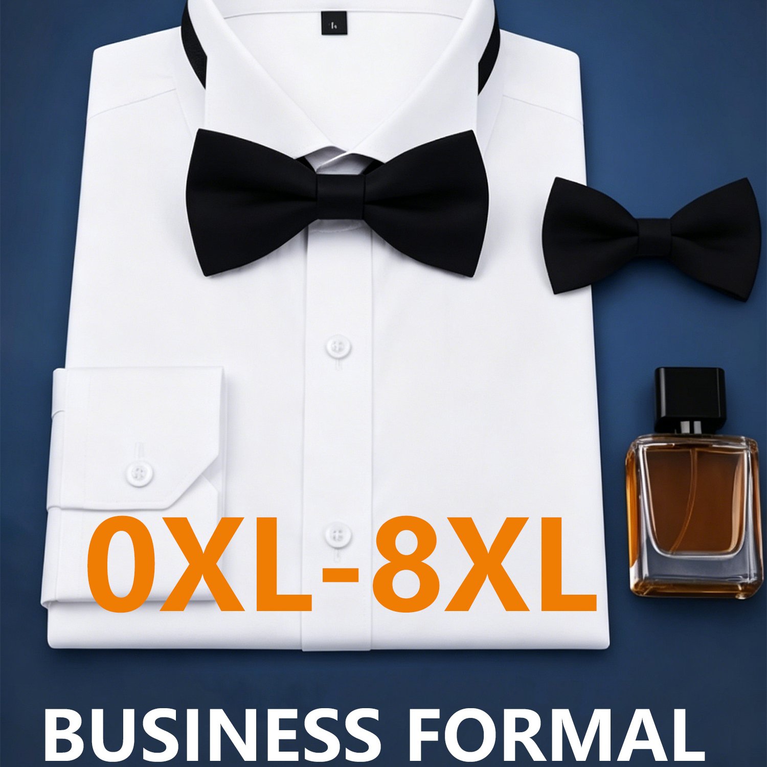 Image of Plus-size Men' Color Elegant , Wrinkle-free, Comfortable, Stylish And Casual, High-end Versatile Shirt, Suitable For , In Multiple Colors, For Daily Wear, Outdoor Commuting And Gatherings