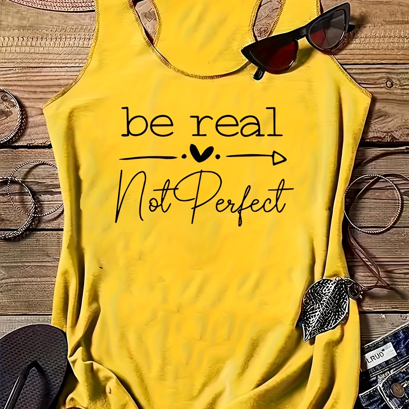 Summer Fashion Positioning Print Tank Top