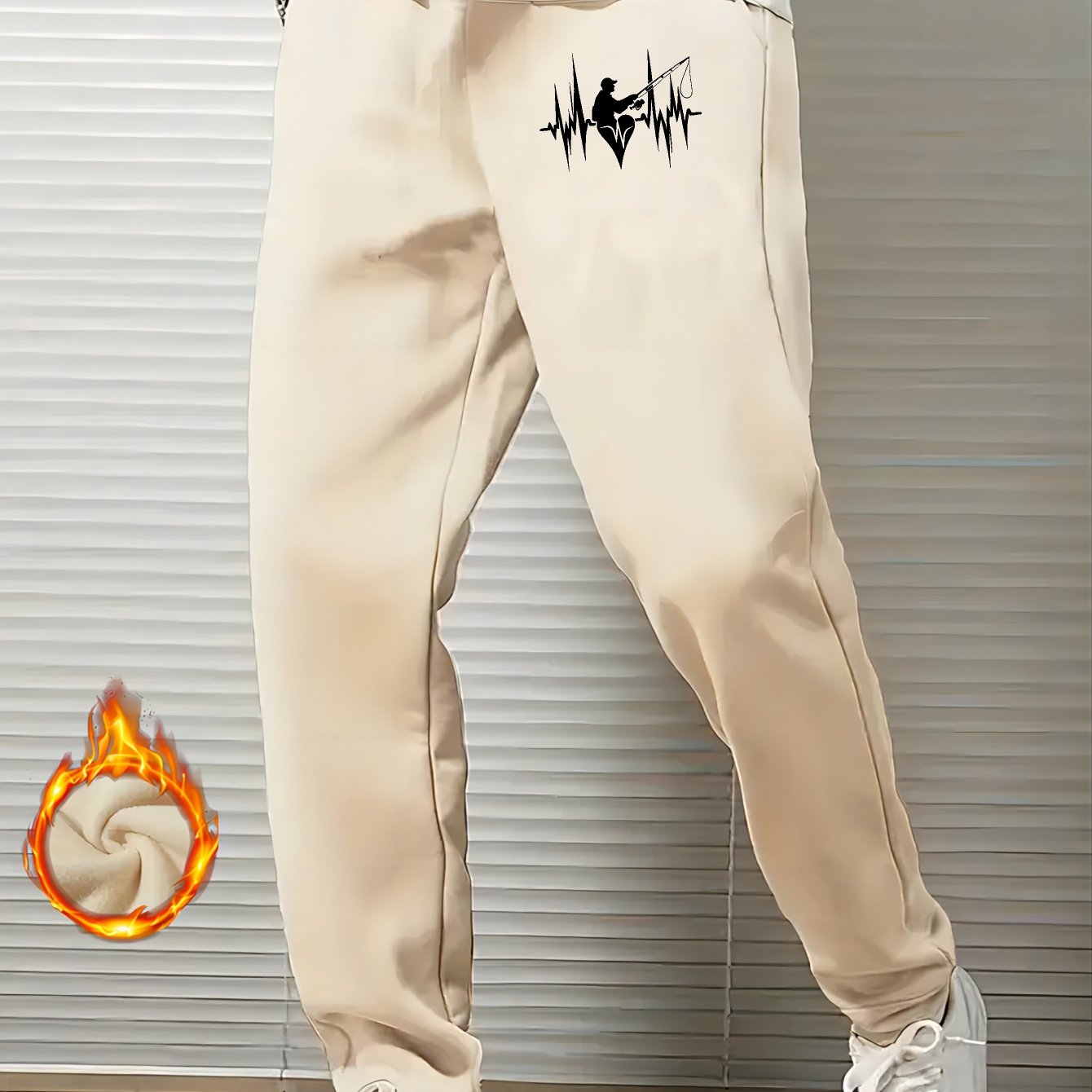 INZVKJLU Thanksgiving Turkey Men's Sweatpants – 3D Print Jogger Pants With Elastic Waist, Yellow, X-Large - View #2