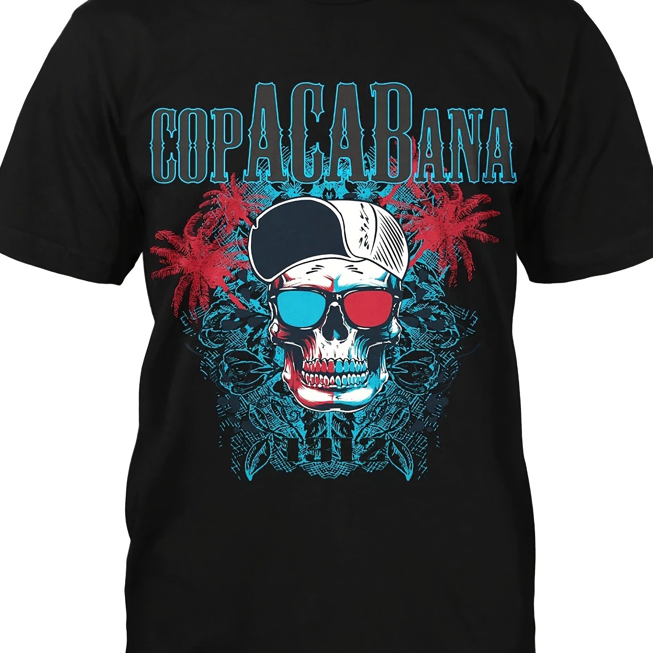 Image of Copacabana T-shirt Fun Shirt Slogans Retro New Summer - Of 8