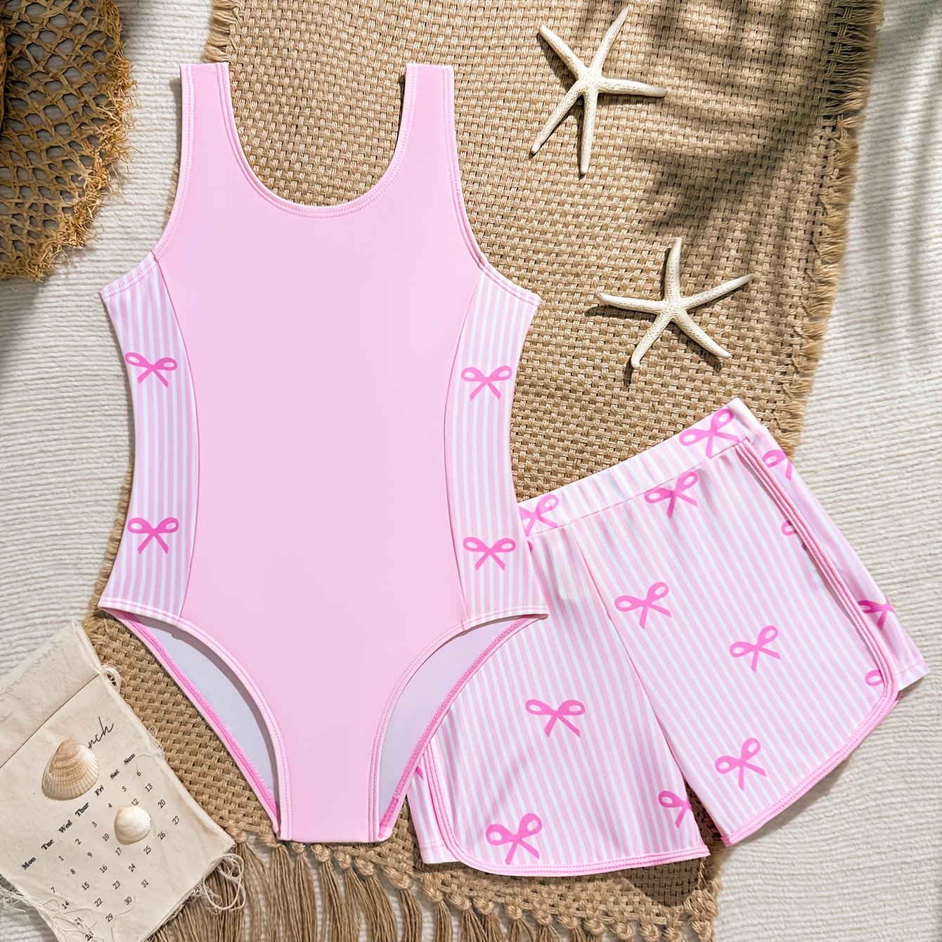 TEMU Ensemble de maillot de bain tendance pour fille style papillon