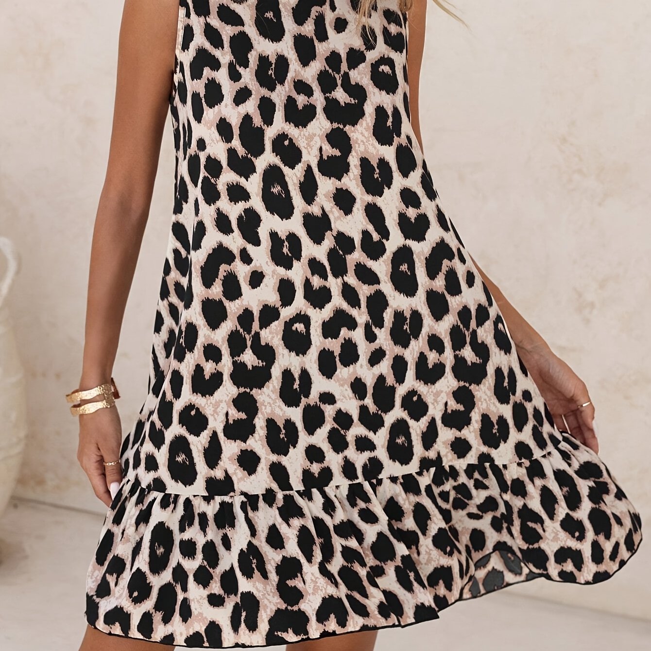 Image of Women's Concert Party Large Polka Dot Bow Backless Design Short Skirt, Hollow Out Dress