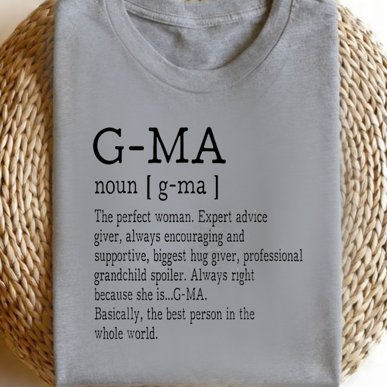 TEMU Graphic Men's T-shirt G-ma Definition T-shirt Casual Crew Neck Short Sleeve Suitable For Perfect Gift For 's Birthday Gift