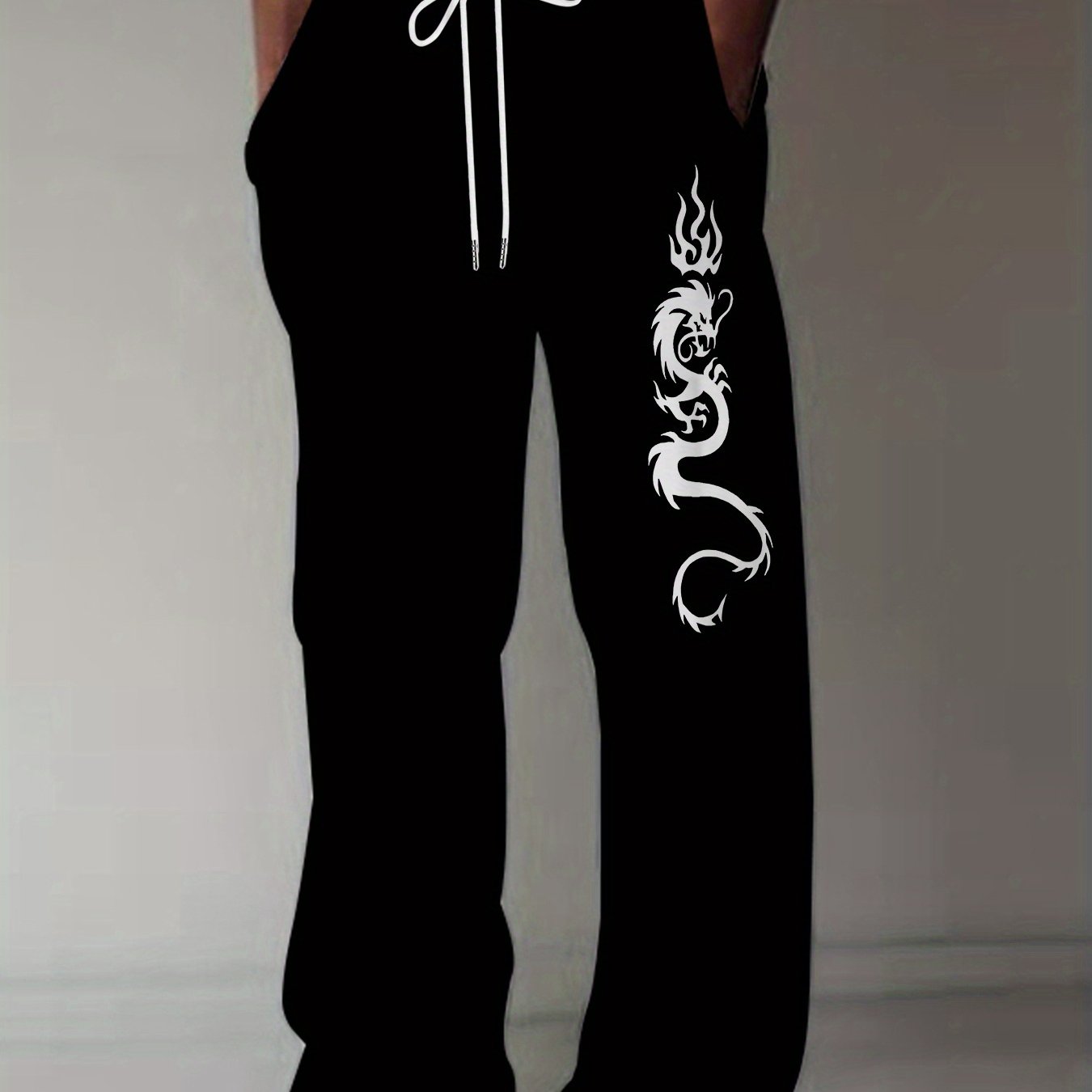 Image of 's Long Pants Fashion Loose Straight Youth Western Trendy Casual Trousers