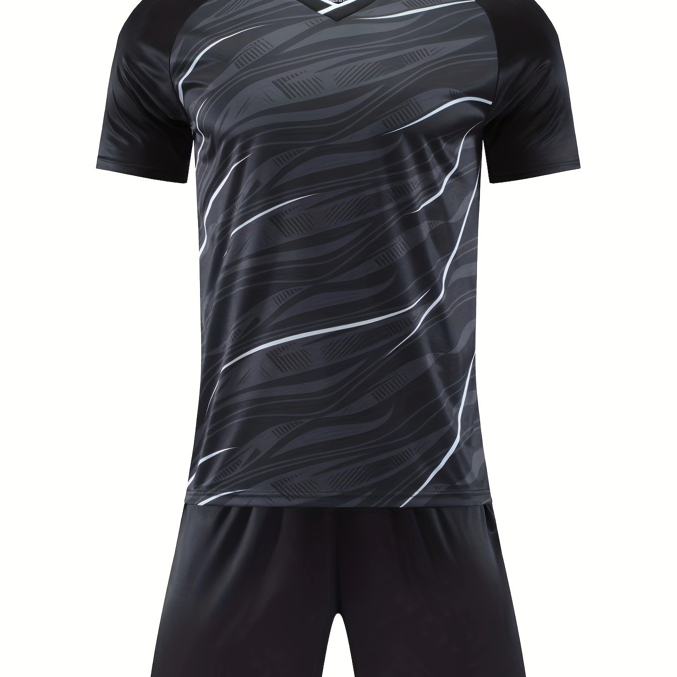 New And Youth Soccer Uniforms, Including T-shirts And Shorts, Designed To Wick Moisture And Dry Quickly, Complete Soccer Outfit, For Outdoor, Sweat-resistant