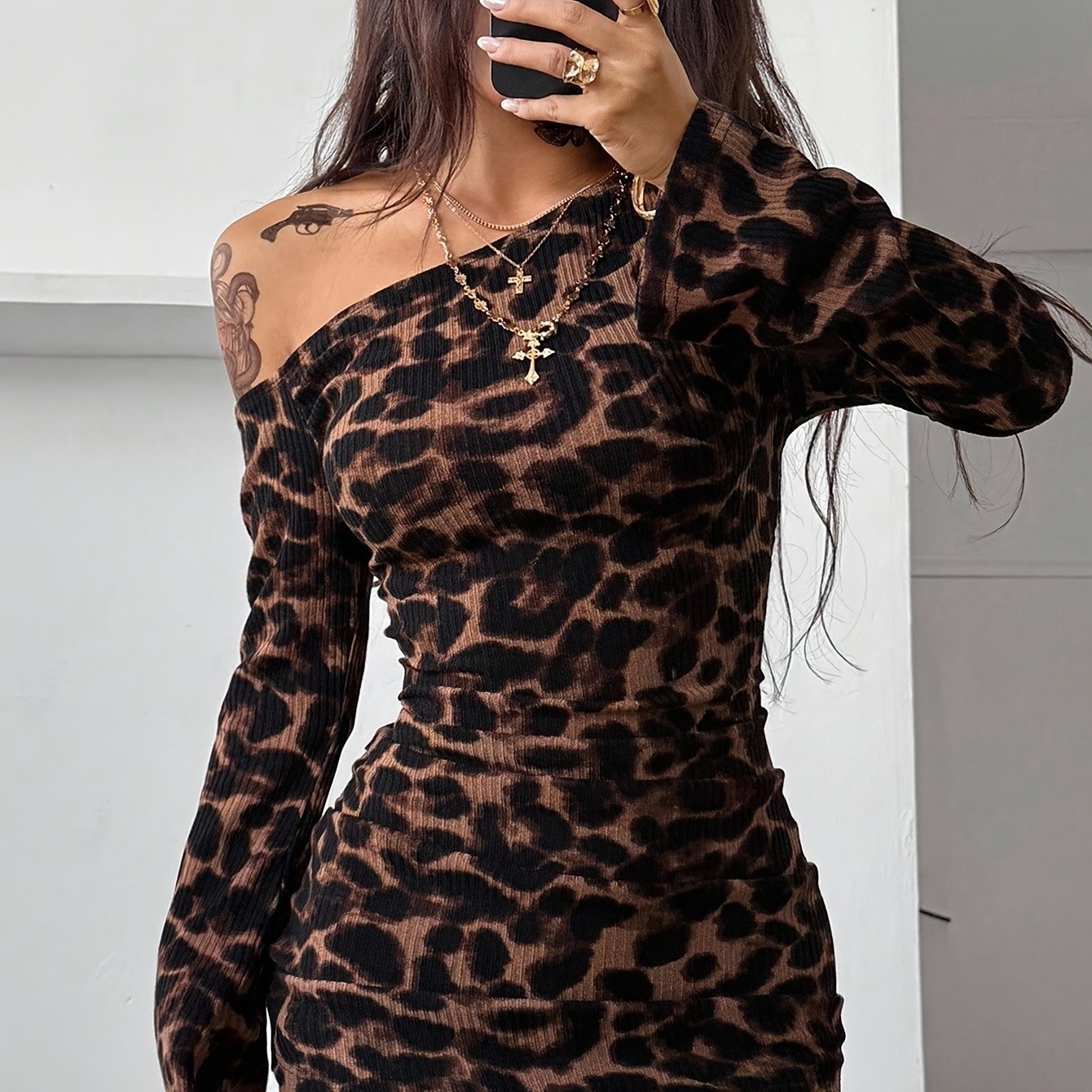 E-shop Damen Y2K Bodycon Trägerkleid mit offener Schulter - Einfarbiges, schmales Abendkleid für Partys, Hochzeiten & Ganzjahres-Tragen