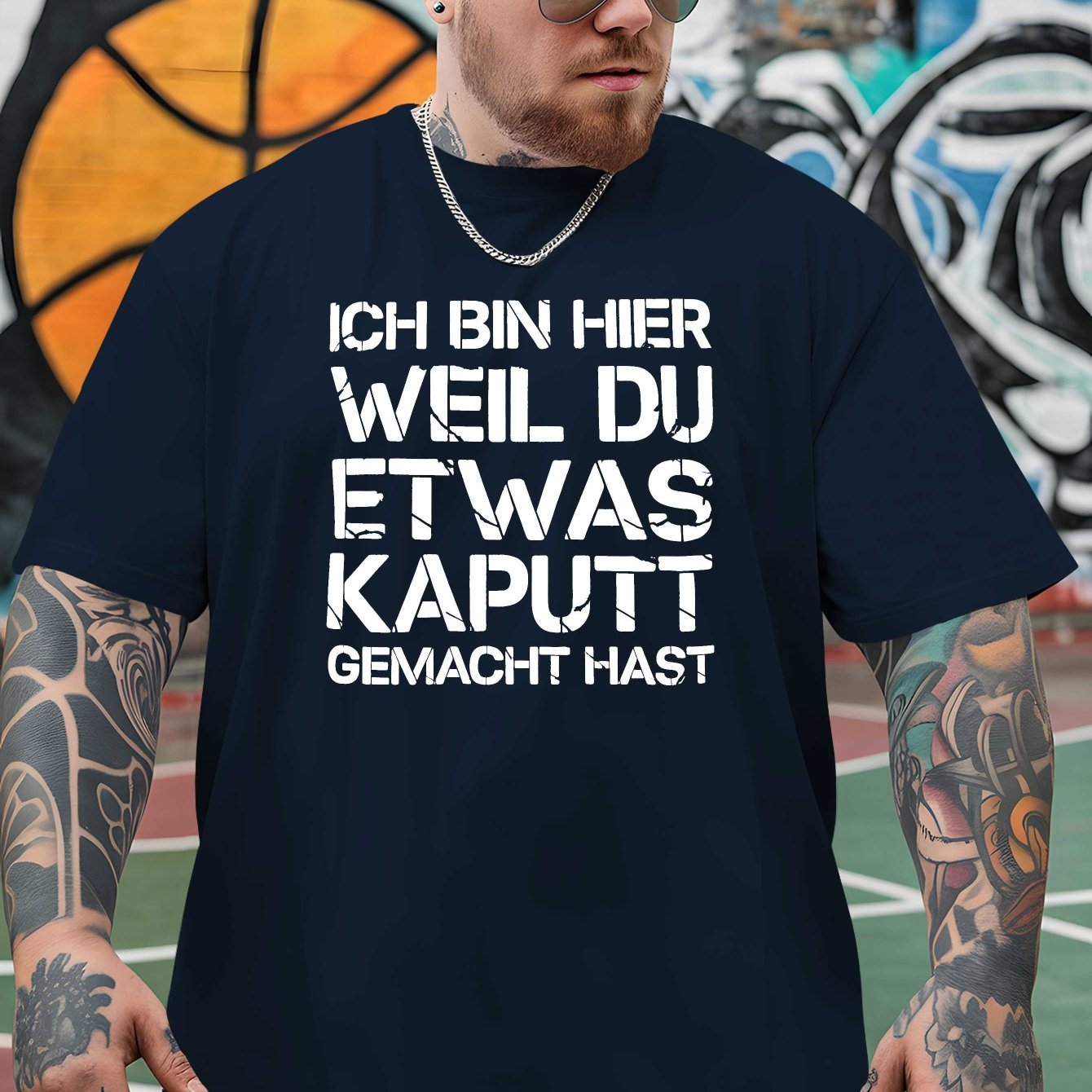 TEMU I Am Present Due To Your Damage. A Trendy Summer T-shirt For Men In 2025, Featuring Outdoor Sports And Casual Short Sleeves. It In Large Sizes,