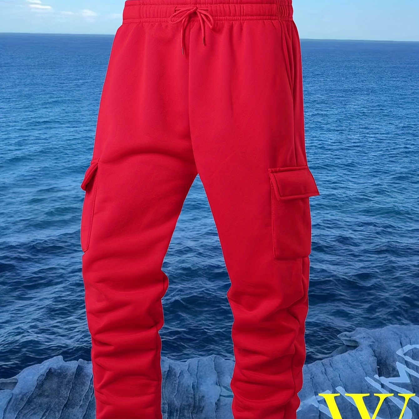 TEMU Street Cool Couple Casual Warm Long Pants, New Winter Items, For Going Out And Dates, Easily Cope With Cold Weather.