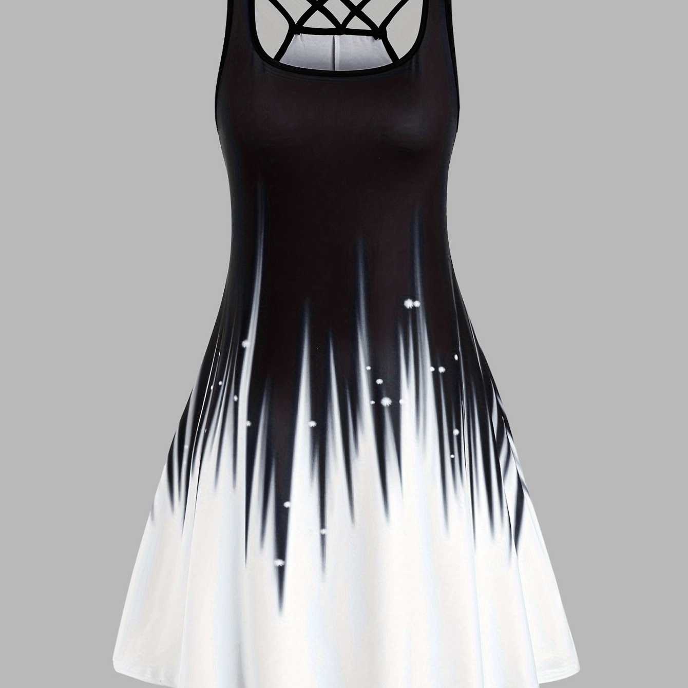 Printed Strap Dress