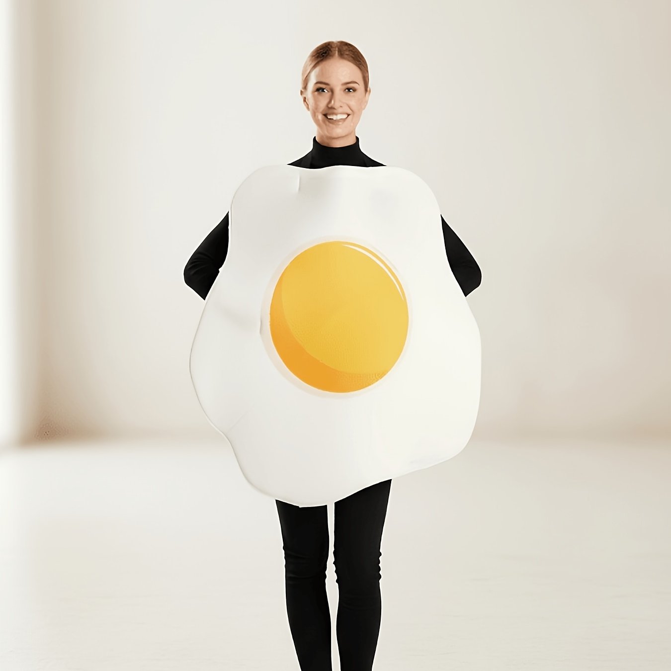 TEMU Costume de cosplay pour fête à thème "Faire des œufs" - Carnaval de Pâques - Noël - Halloween - Activité parentale - Anniversaire - Tenue de