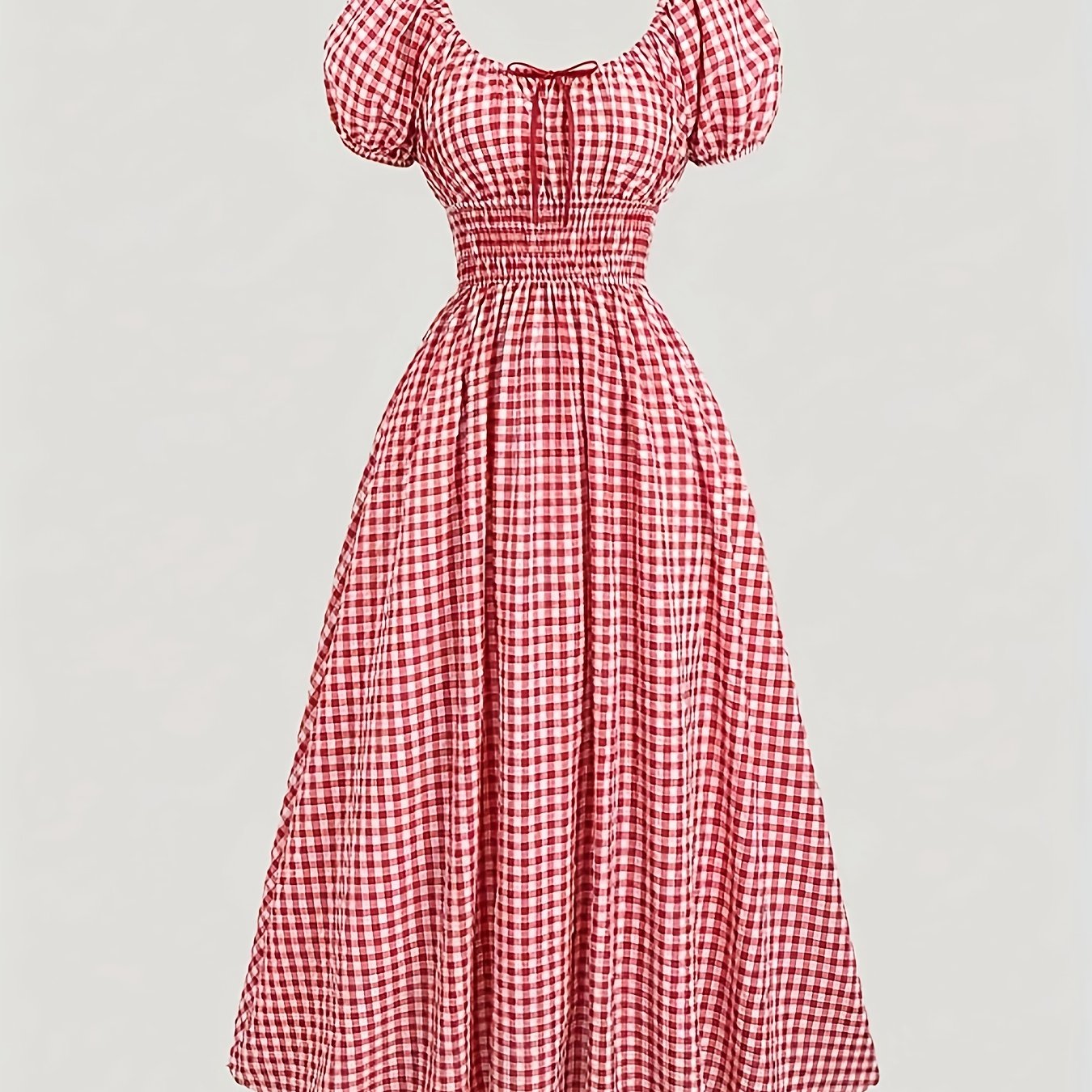 TEMU Vestido elegante de rayas envolvente NS702