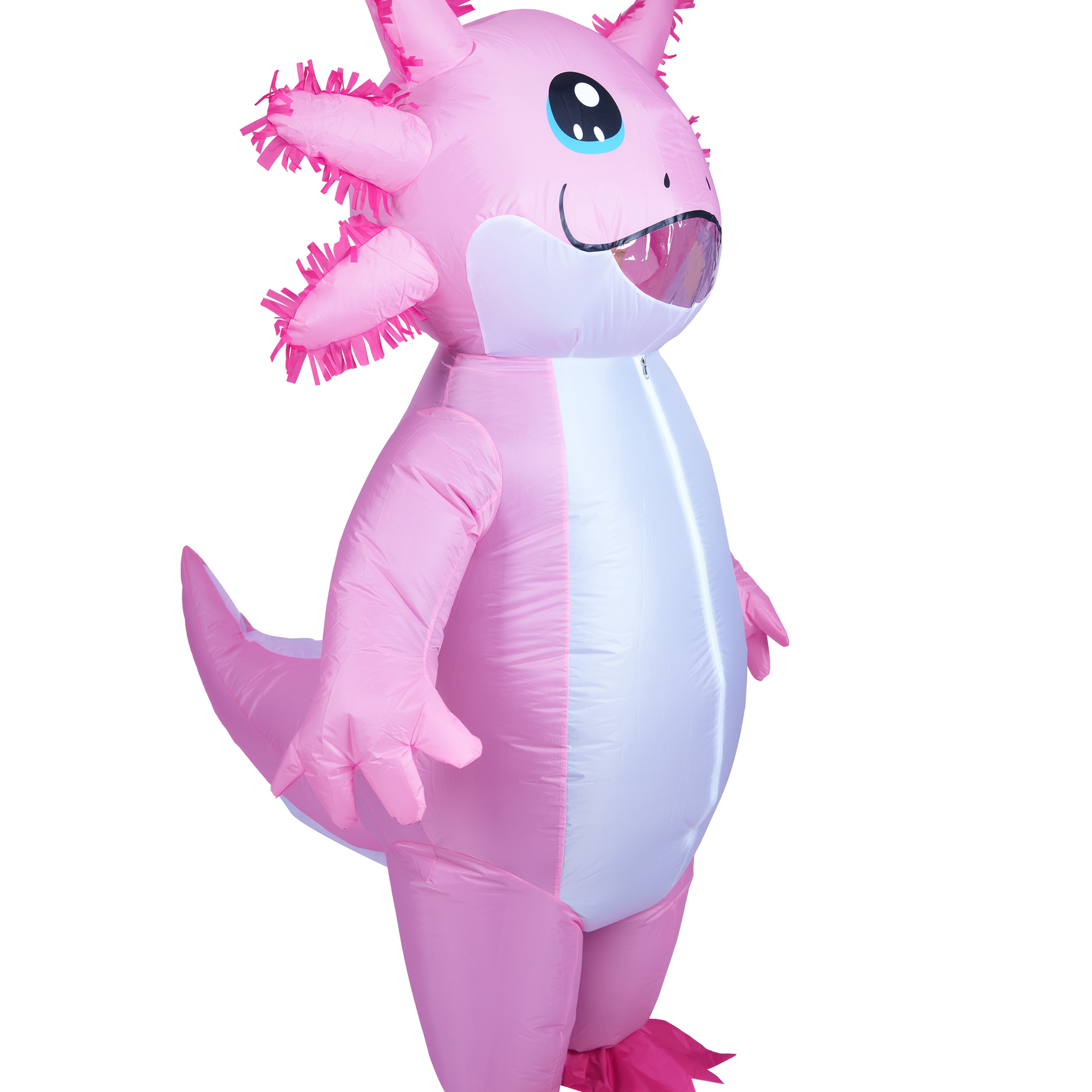 Image of 1 Pink Salamander Inflatable Suit For Adults Suitable For Party Gatherings (no Size Measurement Required)