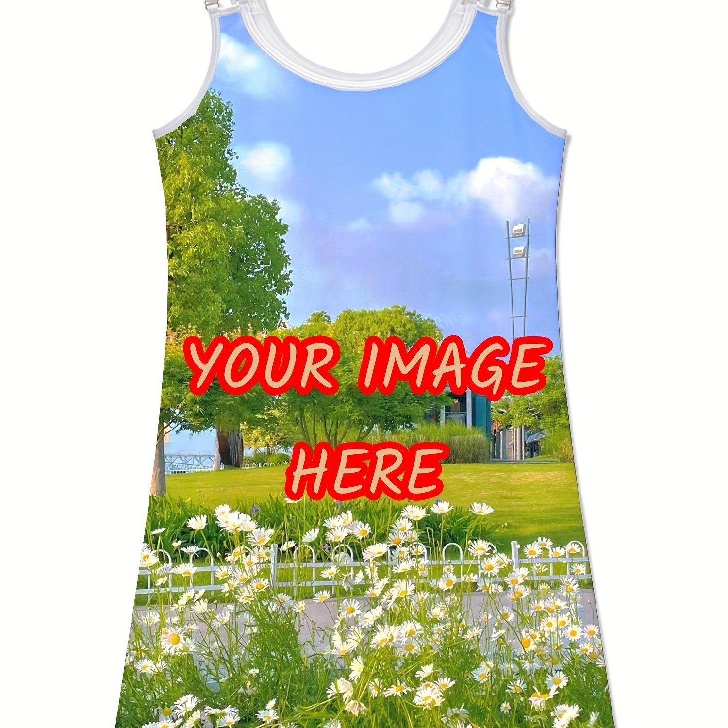 TEMU Customized Spaghetti Strap Nightgown As A Personalized Gift