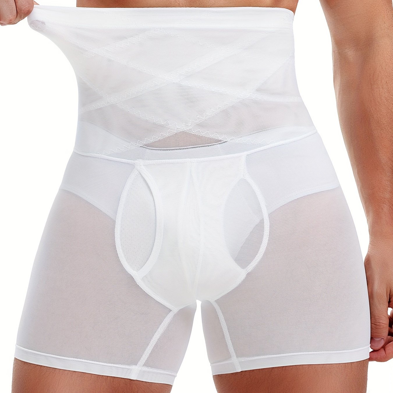 Men's Underwear Boxer Briefs Tummy Control Body Shaper - Temu