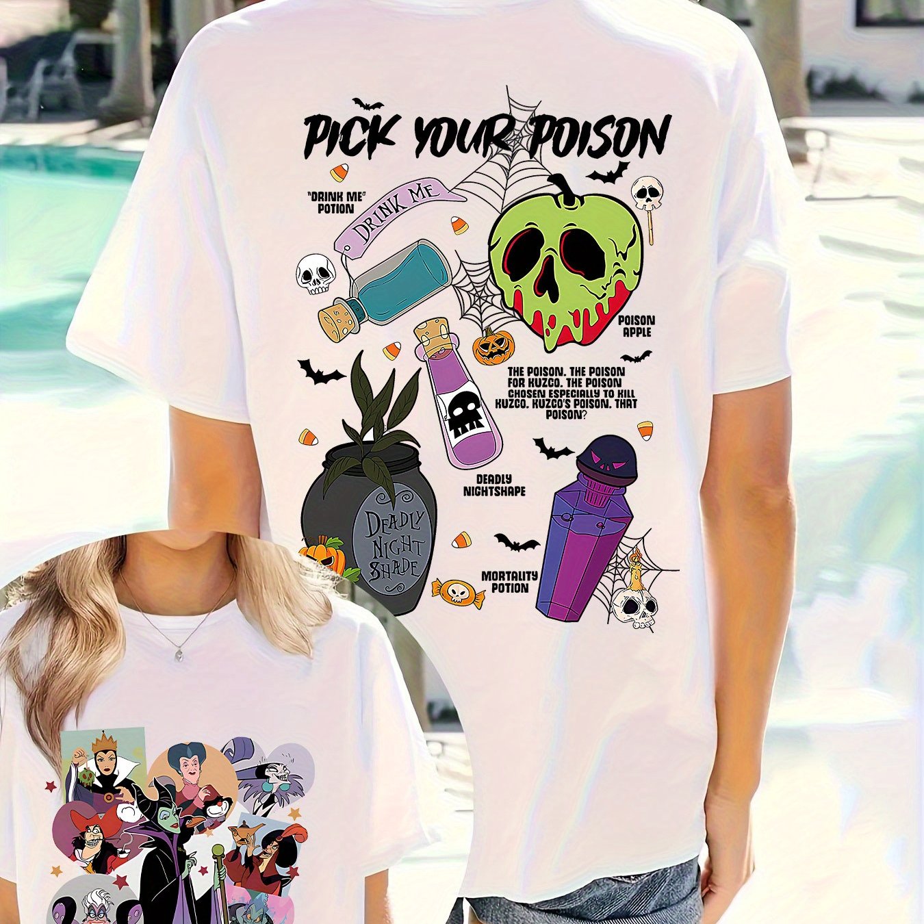 TEMU Evil Journey T-shirt, T-shirt, Character Sweatshirt, Evil Matching T-shirt, Gift