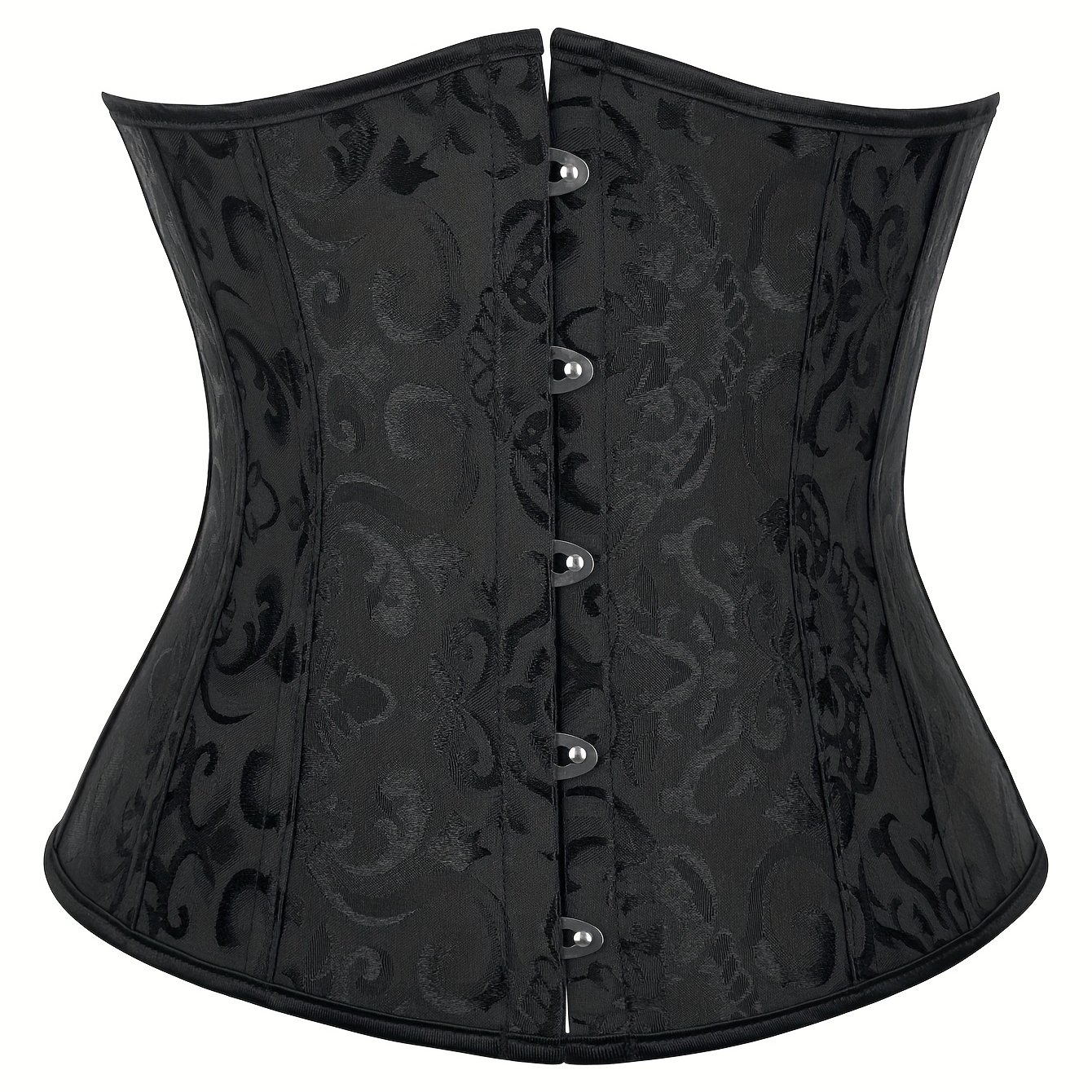 E-shop Ein kurzes floraler Jacquard-Waist-Corset, das einen formenden und körpermodellierenden Effekt bietet