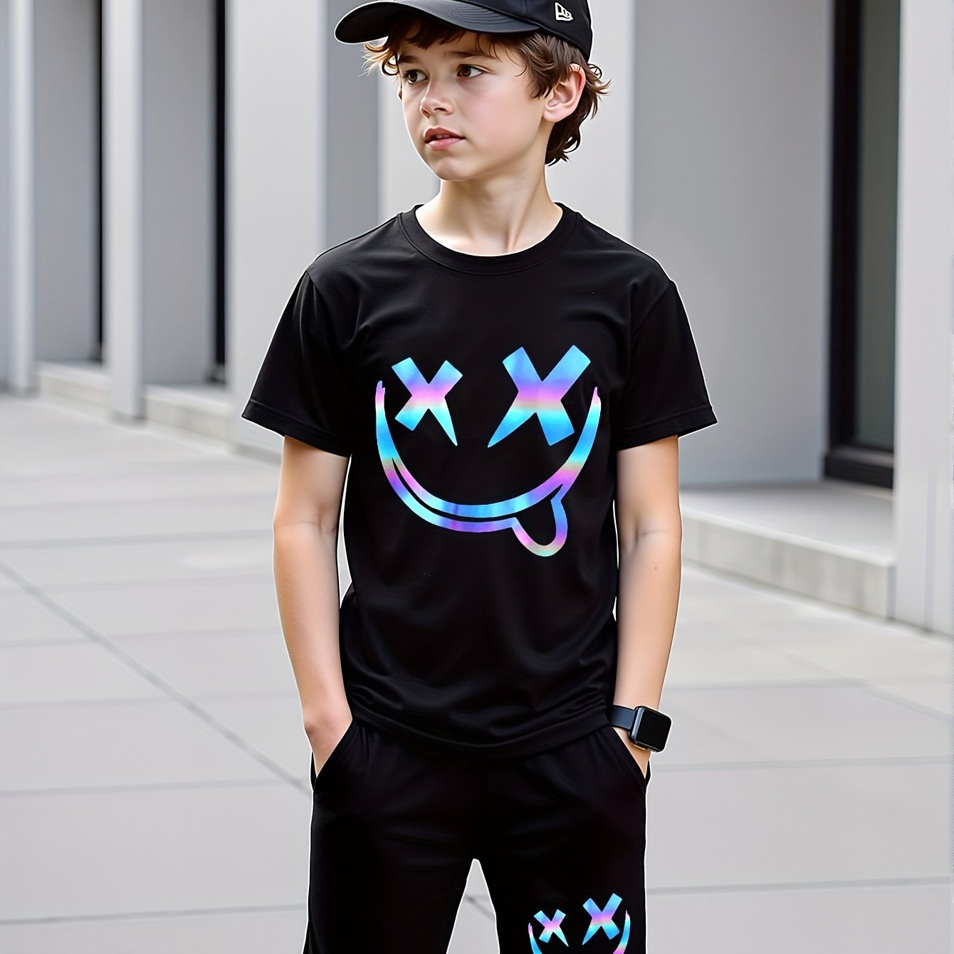 New Fashionable And Comfortable Duckbill Hat Set For Boys, Outdoor