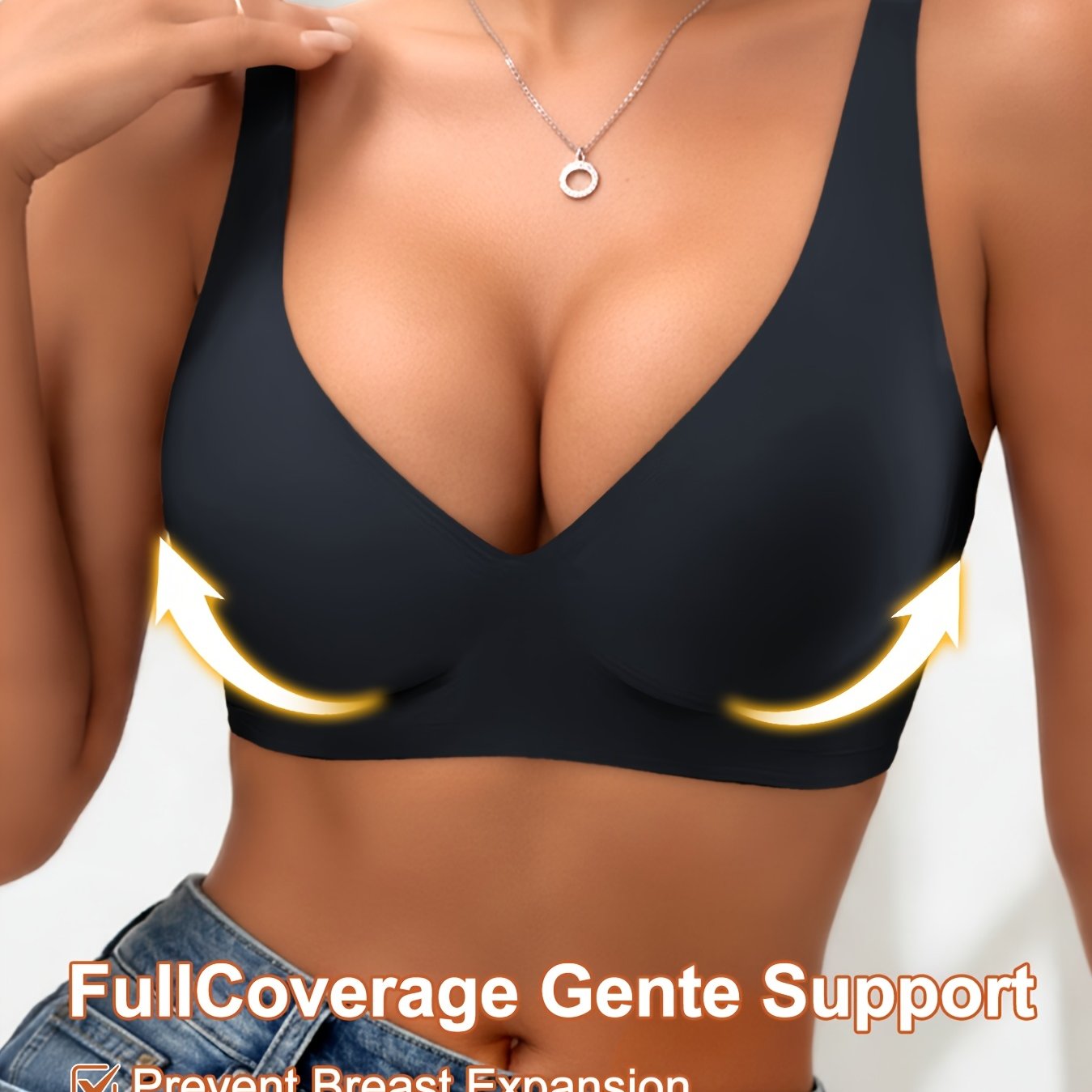 1pc Of Solid Color Casual Sports Bra For Women, Featuring Removable Padding And Elastic Support