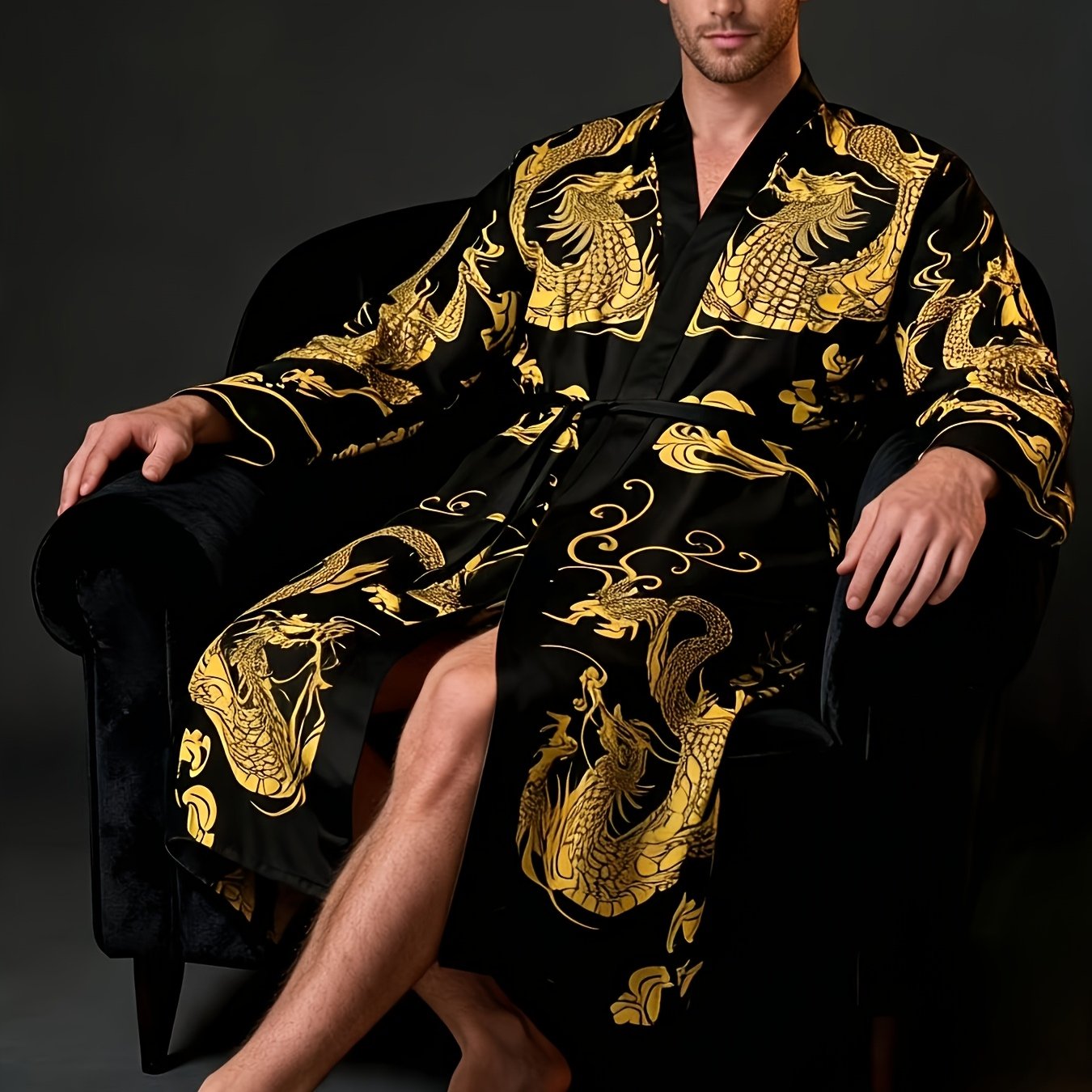 TEMU 's Fashion Casual Long-sleeve Loungewear Nightgown
