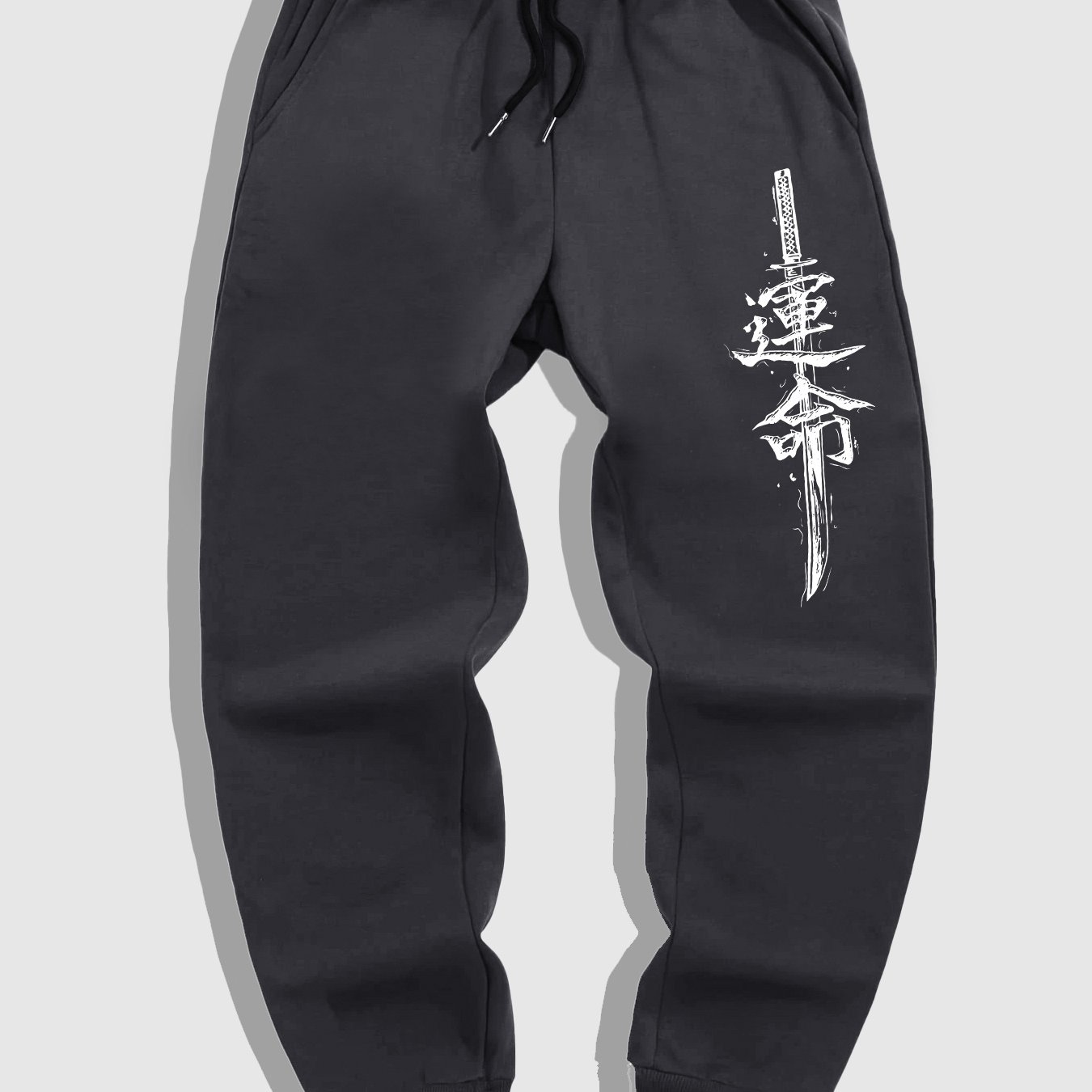 TEMU Unique Text Print Men's Casual Athletic Jogger Pants Campus Spring New