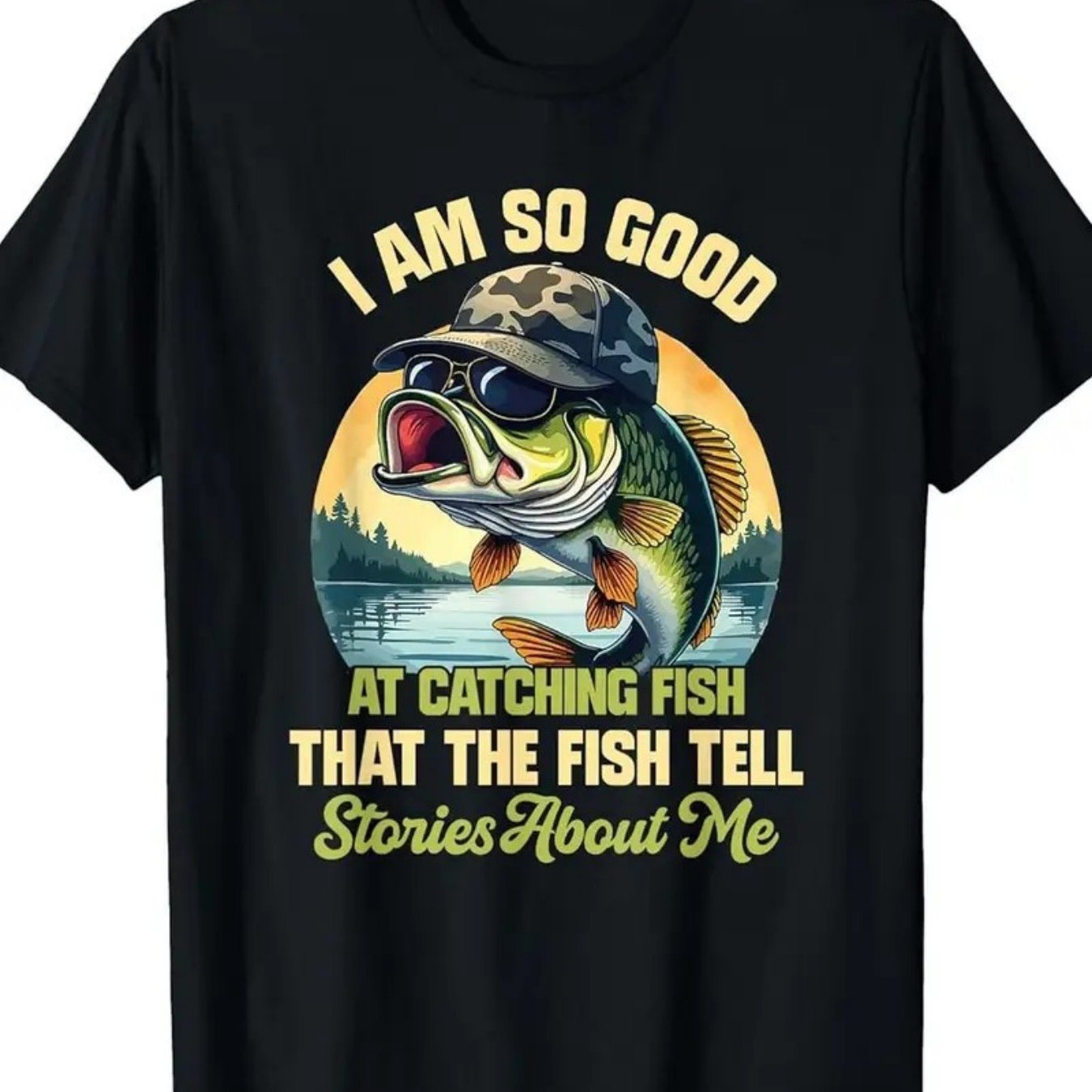 TEMU Men's T-shirt With Prints, Breathable And Moisture-wicking, Machine Washable And Easy To Care For, Casual Round Neck, Retro And Trendy, From