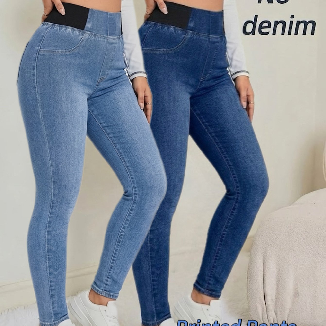 TEMU [printed Pants - Not Denim Fabric]plus Size - [printed Pants - Not Denim Fabric]plus Size - 2pcs Set 2pcs Plus Size New Autumn Winter Printed