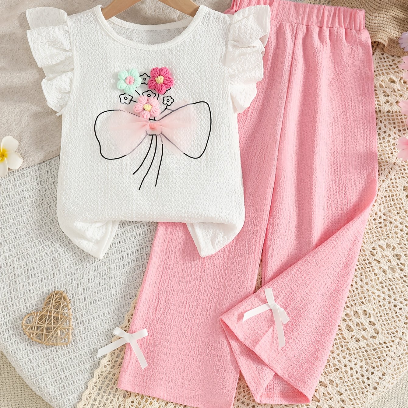 Girls Fashion Bohemian Style Set, For Outdoor