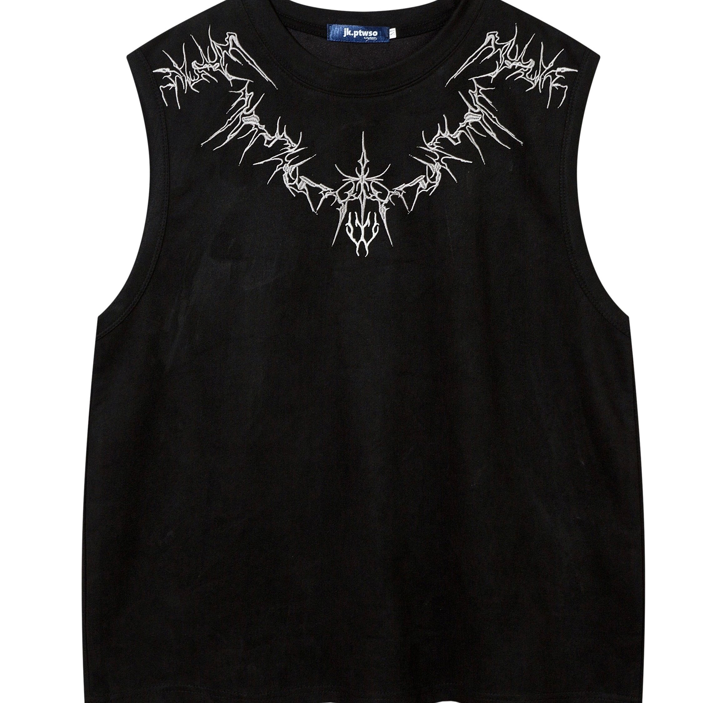 Image of Versatile Embroidered Lazy Sense Top