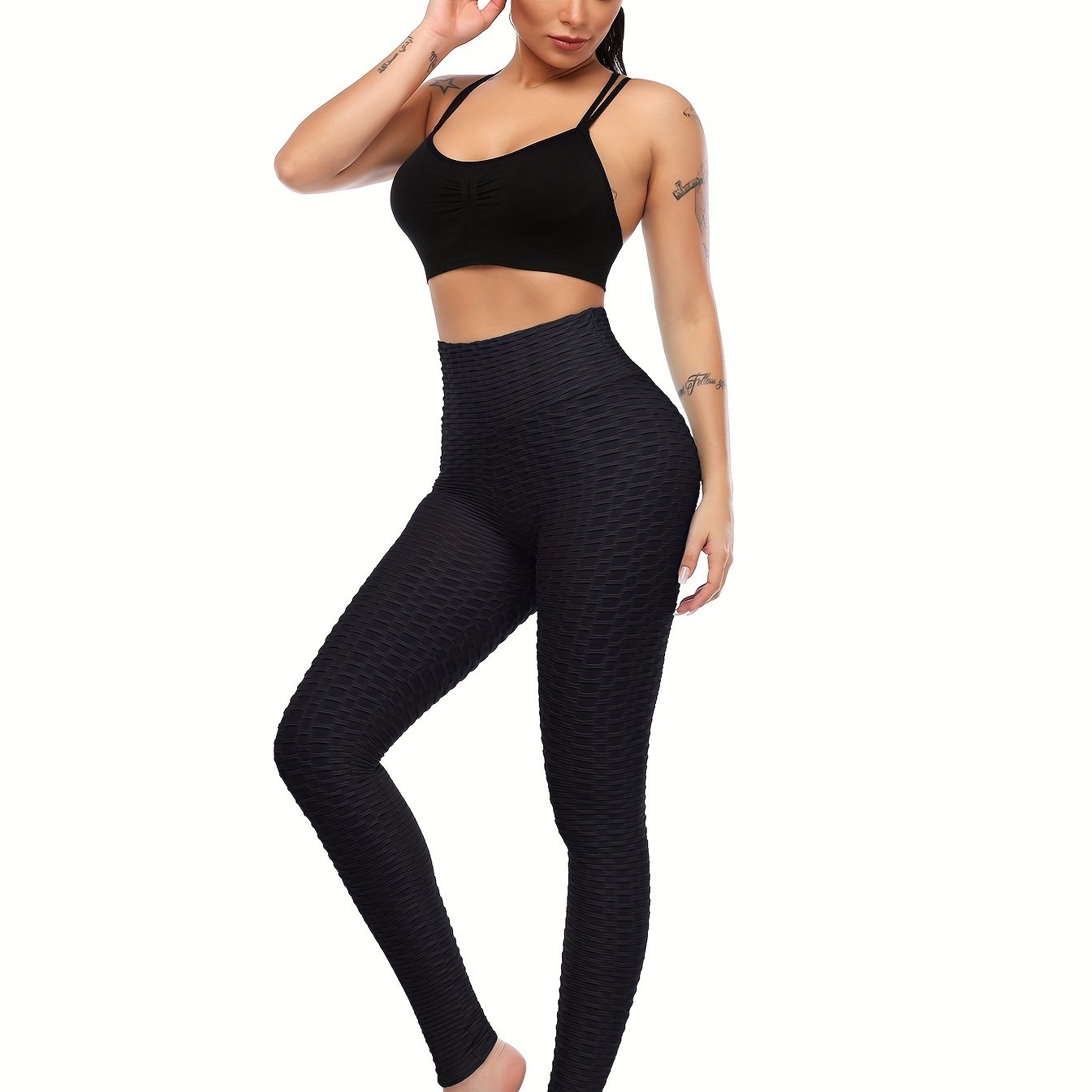 Versatile Solid Skinny Leggings, Casual Every Day Leggings, Women's Clothing