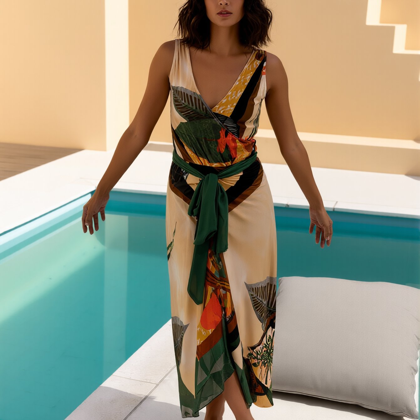 Image of 2026 New Women's High-end Fashion -piece Sunscreen Swimsuit For And Swimming