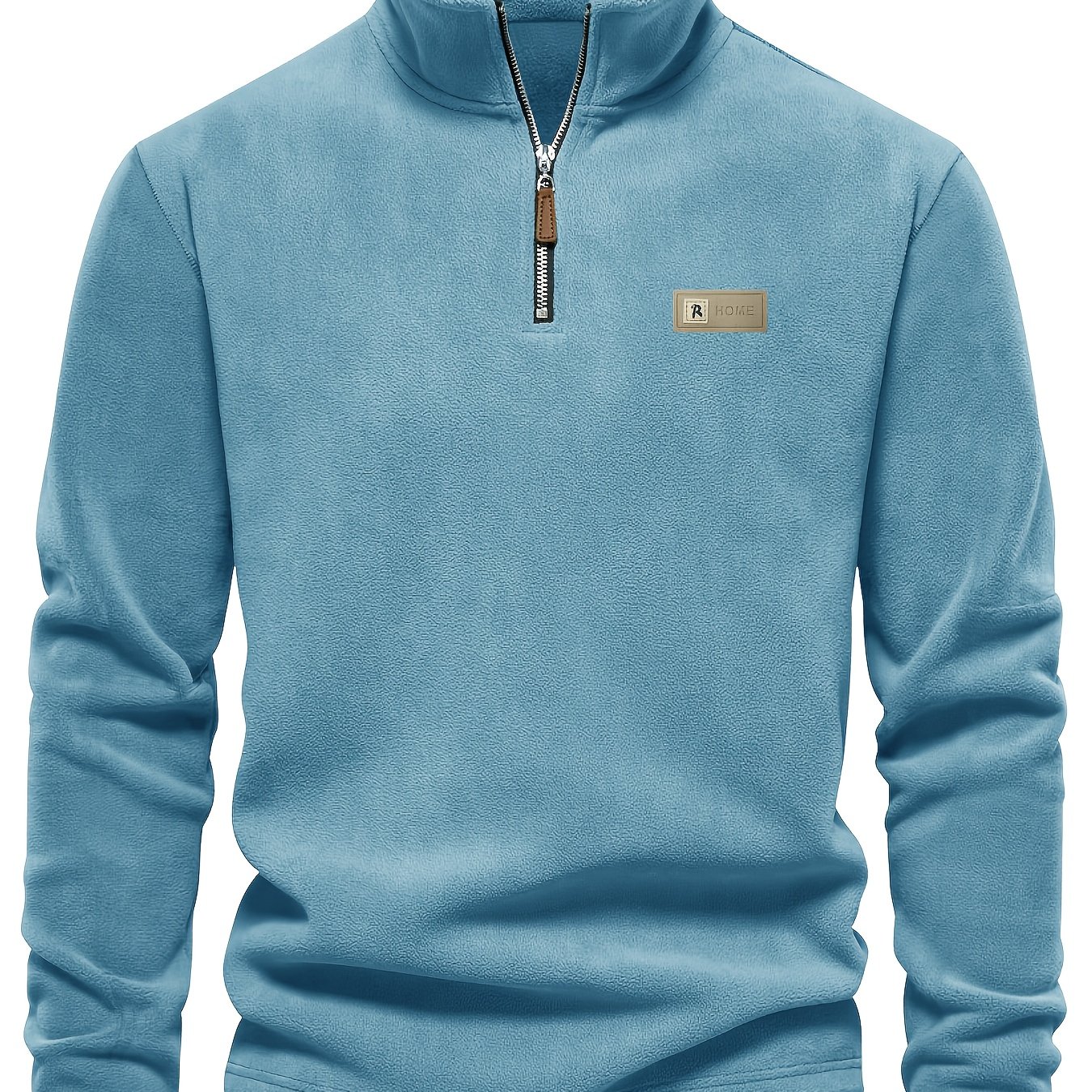 TEMU Sudadera de peluche cremallera para otoño-invierno, ropa y , jersey de cuello de , cómoda y versátil, ideal para días fríos, uso diario,