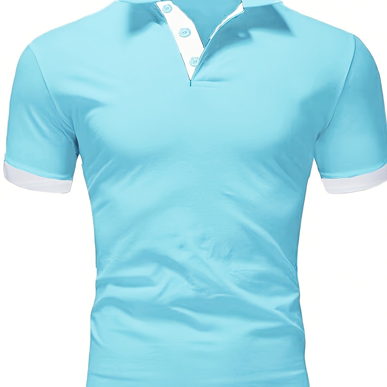 Image of 2023 New Arrival Summer T-shirt Men's Short Sleeve Top Popular Fashion Trendy Shirt