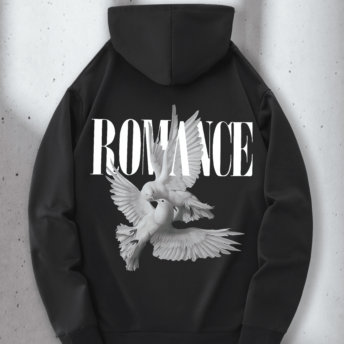 Image of Zcaynger 's Hoodie Pattern Trendy Print Hoodie Fashion Style Men's Hoodie Fleece Thickened Warm Hoodie Autumn Winter Casual Daily Wear Gift For Boyfriend