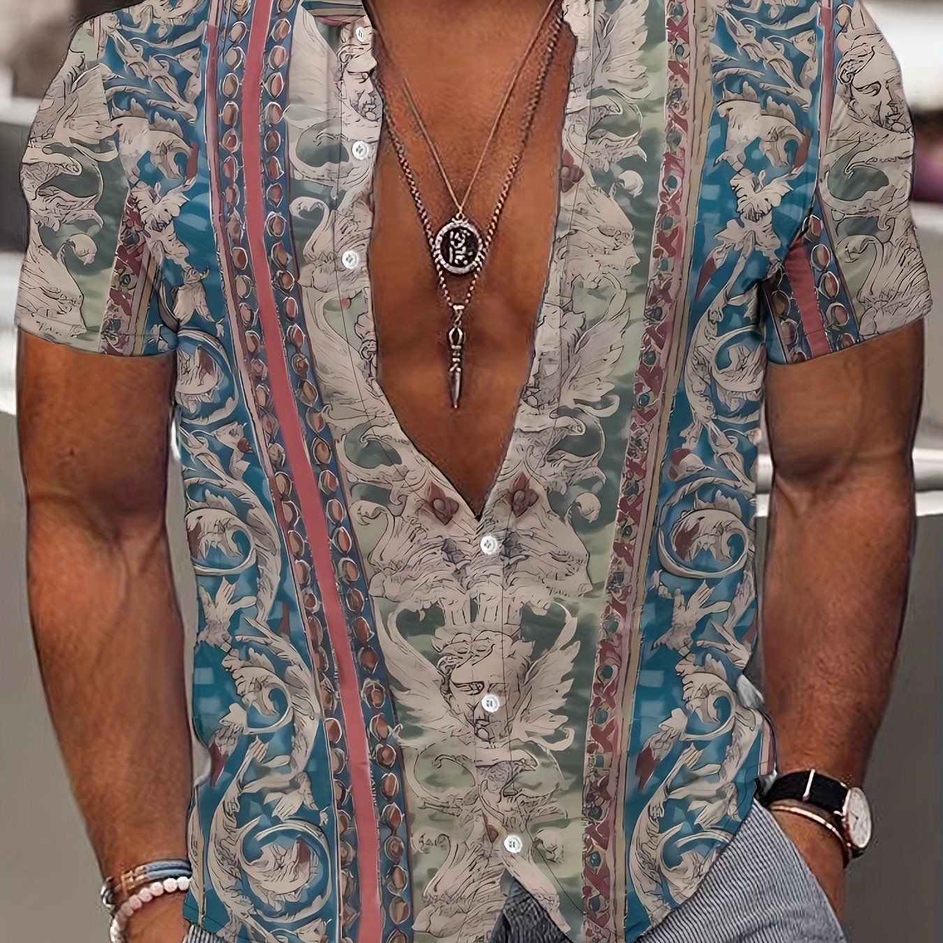2023 's Short Sleeve Shirt 3d Print
