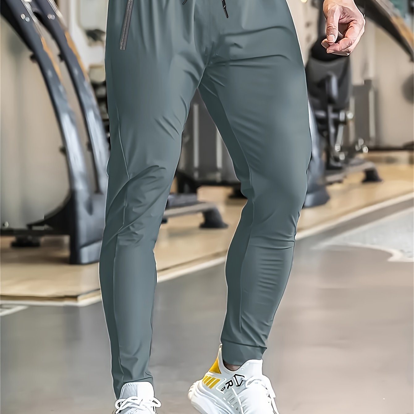 TEMU Men's Spring Autumn Trousers Casual Comfortable Long Pants Athletic Outdoor Versatile New Breathable Men's Casual Athletic Long Trousers