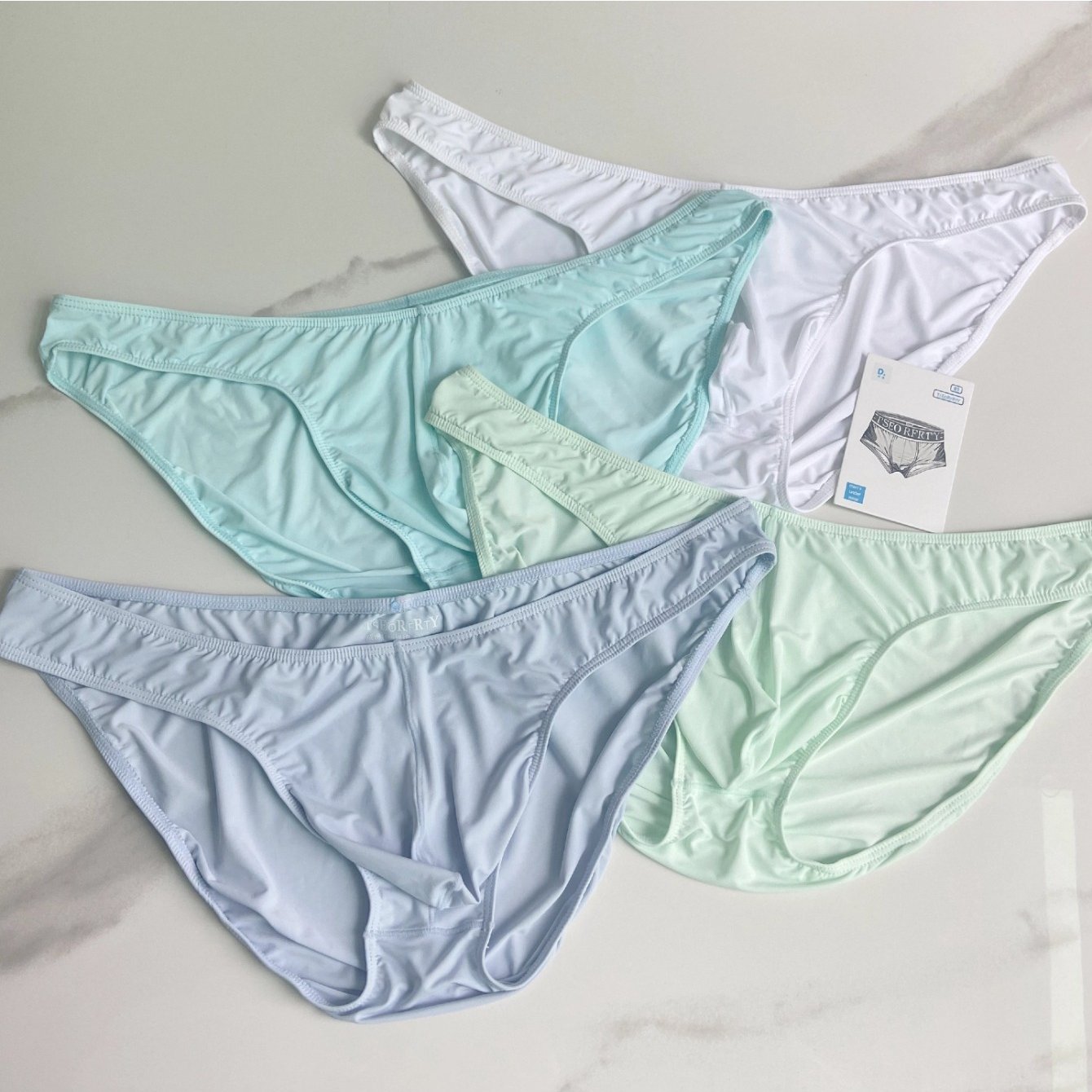 4pcs Ice Silky Breathable Men' Underwear, Seamless And Comfortable, Suitable For , Men's Underwear For
