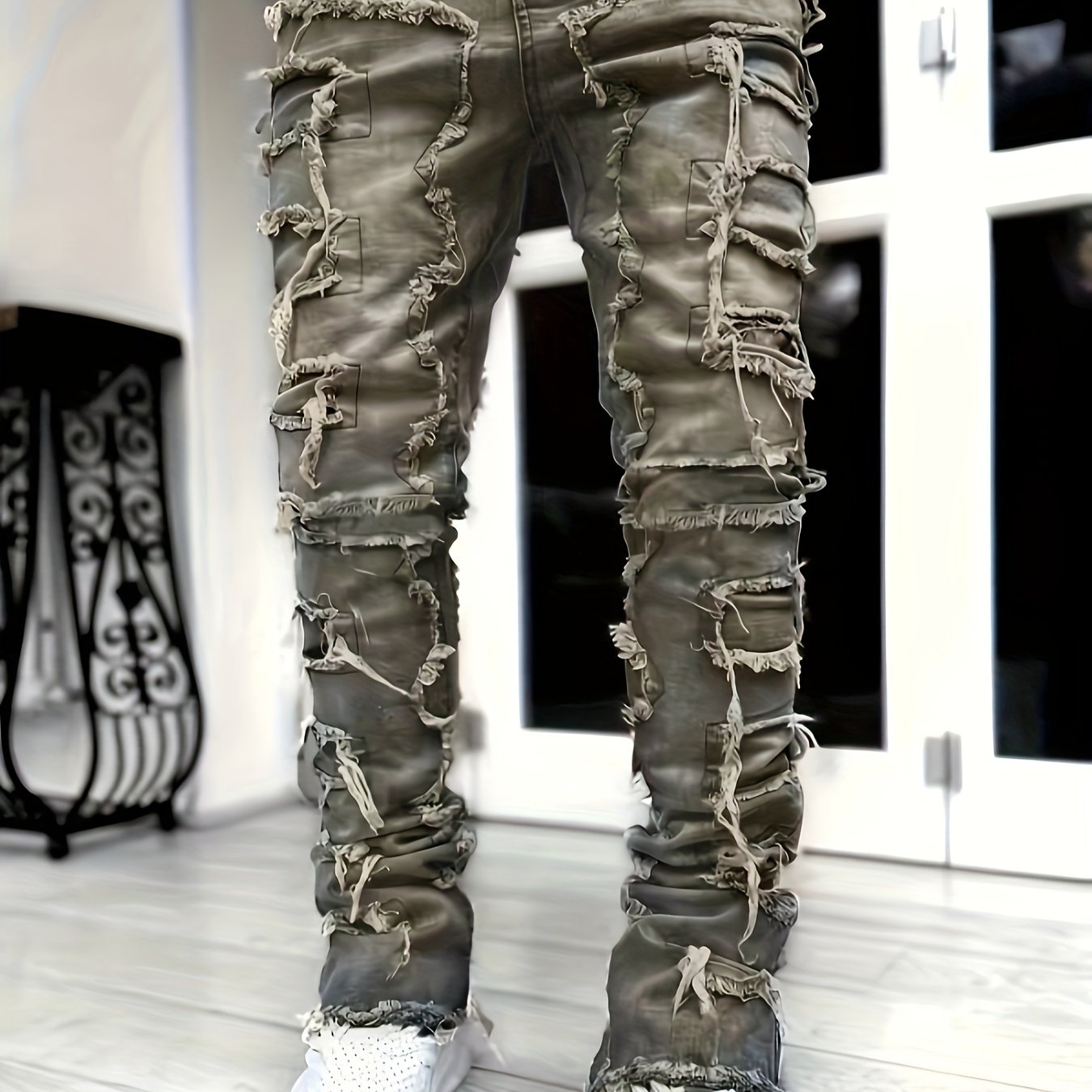 Designer Distressed Purple Jeans For Men And Women Fashionable Ripped Denim  Cargo Denim Jeans Mens For Bikers And Black Outfits From  Goodqualityfashion, $20.37