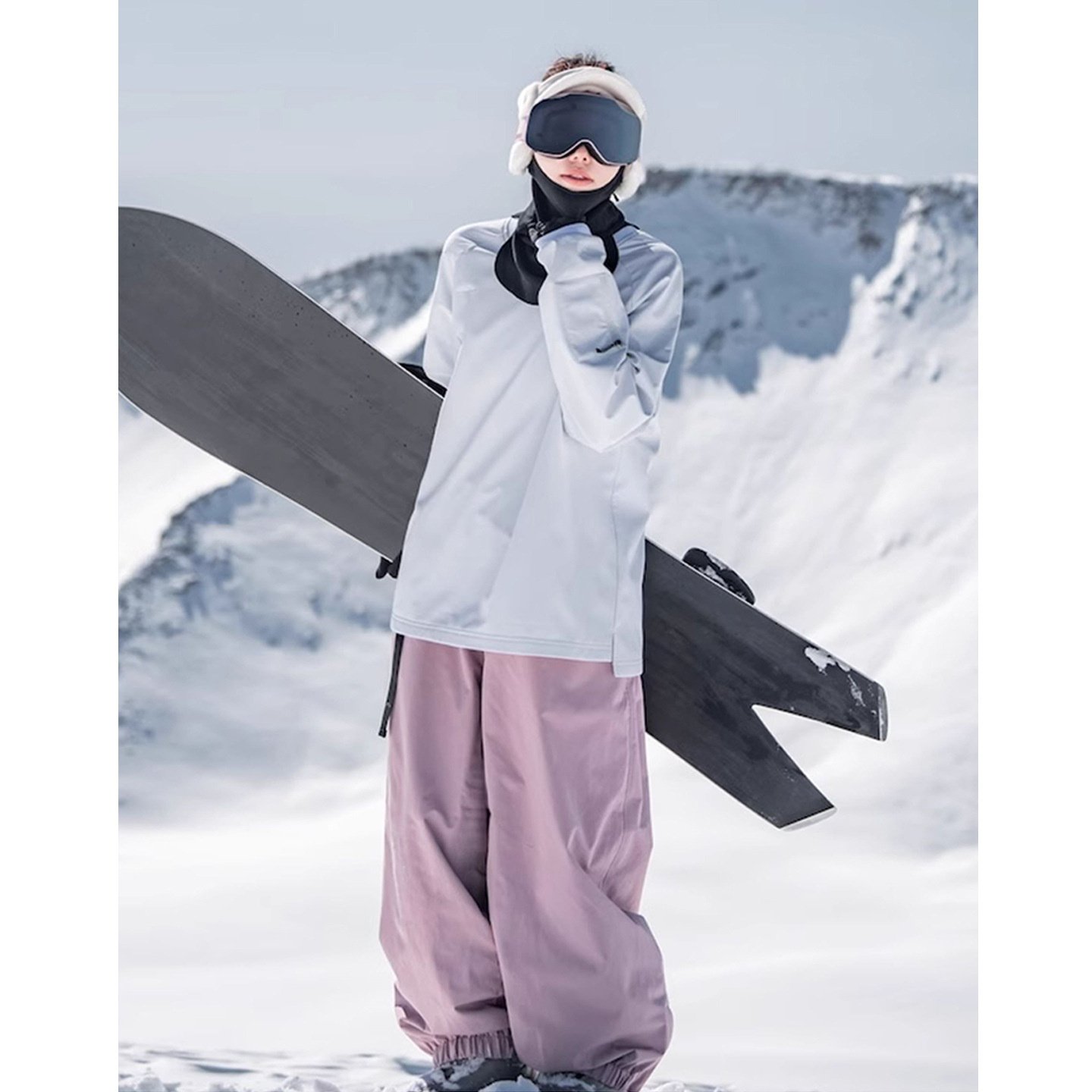 TEMU 【高品質】メンズ ルーズフィット スキーパンツ、防風、。スノーボード、アスキー、バックカントリースキー、スキーに最適なスノーパンツ