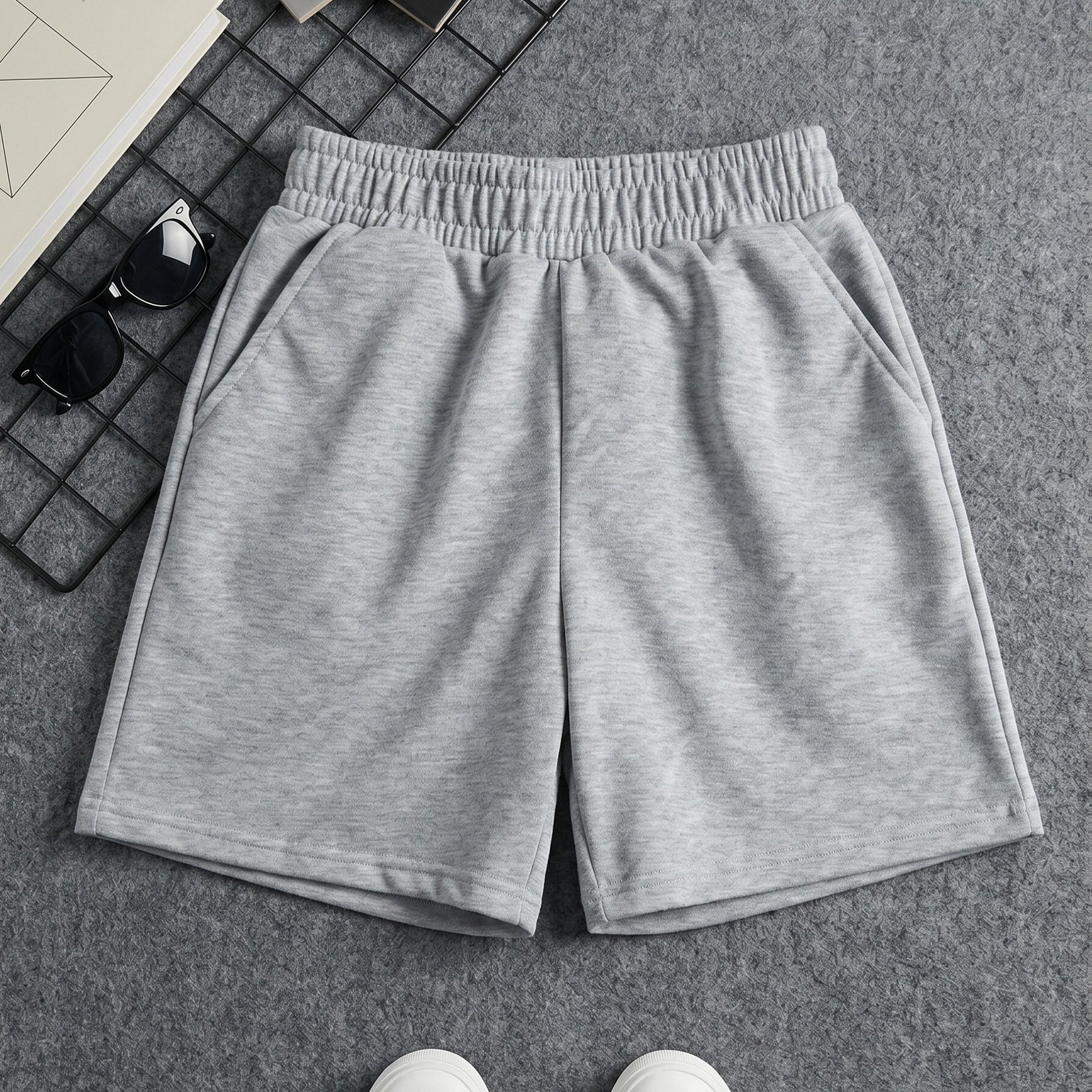TEMU 【男の子】カジュアル スポーツ ニット ショーツ、ポケット付きゴムウエスト、春夏秋のアウトドア、休暇、新学期、アウトドアに最適