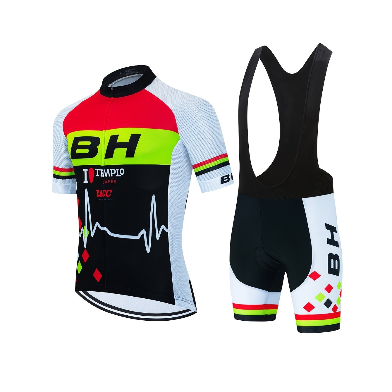 Men's Short-sleeved Shorts Cycling Suit Outdoor Sports Cycling Short-sleeved Top And Shorts