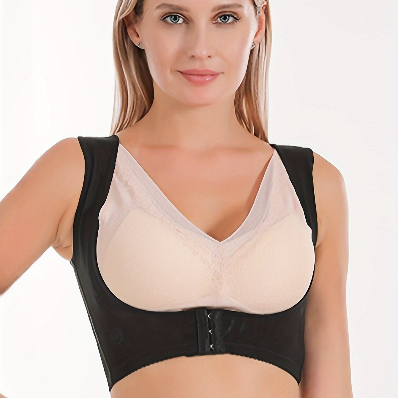 Posture Corrector Tops Front Buckle Breast Lifting Beauty - Temu