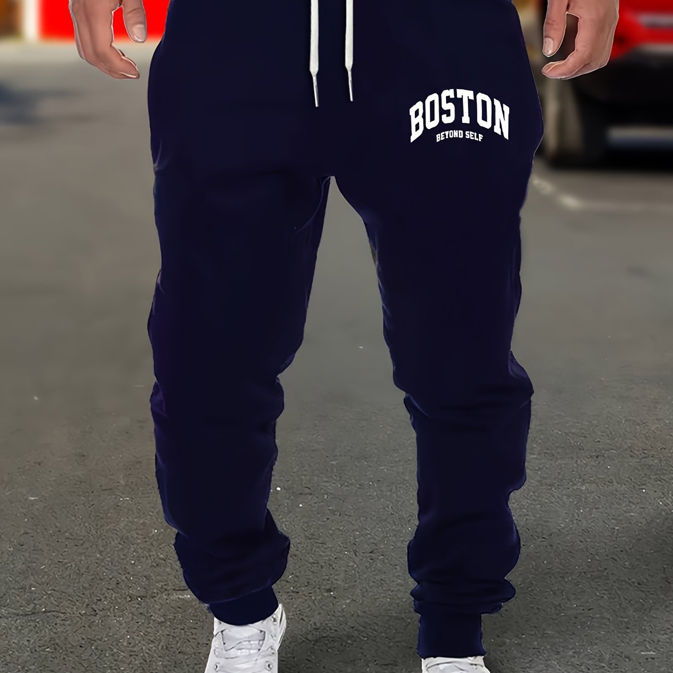TEMU Men's Casual Sweatpants, Comfortable Fall Winter Athletic Trousers, Winter Casual Outdoor Joggers
