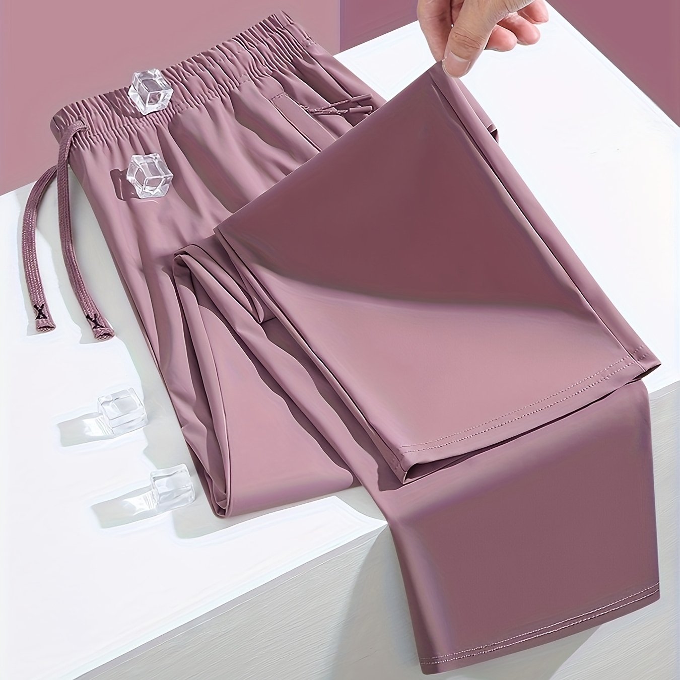 E-shop Modische Freizeit-Sporthose für Damen, weich hautfreundlich, atmungsaktiv nicht stickig, aus Nylon- Spandex-Gewebe, 150g Gewicht,