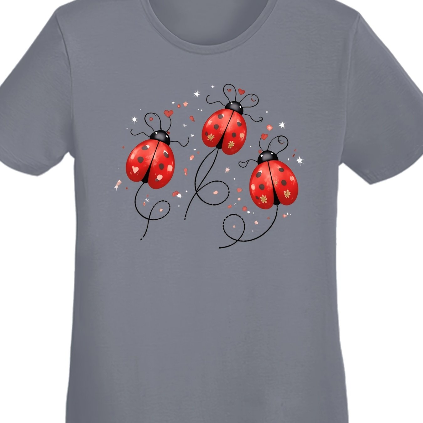 TEMU Women's Oversized T-shirt - Short Sleeve Round Neck Blouse-compatible Top | Micro- Machine Washable - | All- Tee Suitable For All Body Types,