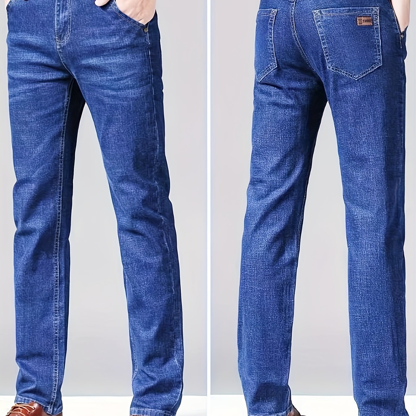 Denim Pants, Skin-friendly And Comfortable Business Casual Trousers