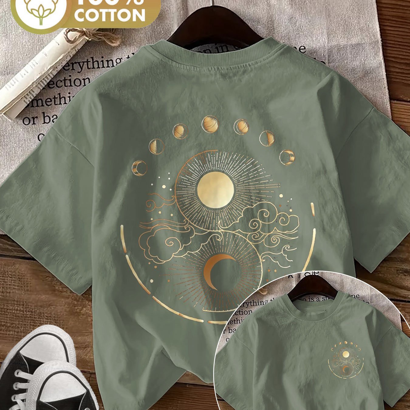 Graphic Print T-shirt, Short Sleeve Crew Neck Casual Top For Summer & Spring, Women's Clothing