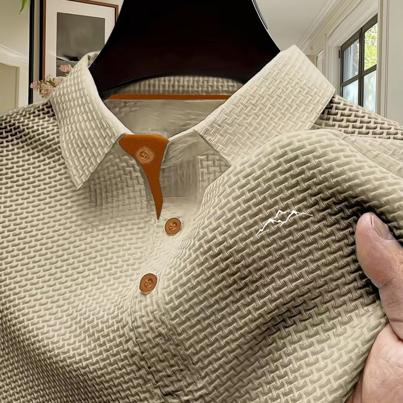 TEMU Polo simple, sportif et décontracté, confortable et respirant. Nouveau haut d'été à manches courtes pour homme, pour , et l'extérieur