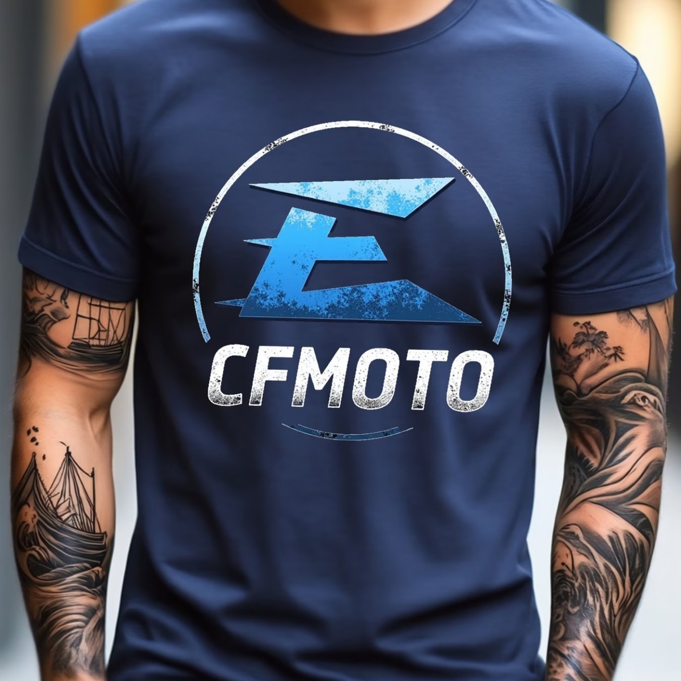 TEMU Men's T-shirt - Urban With Print, Soft Breathable 100% Polyester Round Neck Short Sleeve Shirt, Summer Casual Wear Suitable For Urban Style &