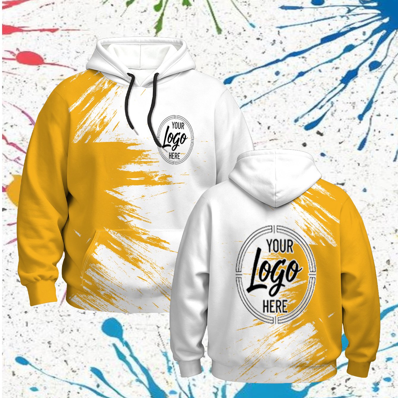 TEMU Men's Custom Loose Long Hooded Sweatshirt With Adjustable Drawstring Design, Long Sleeved Casual Hooded Jacket With Pockets, Plus Size
